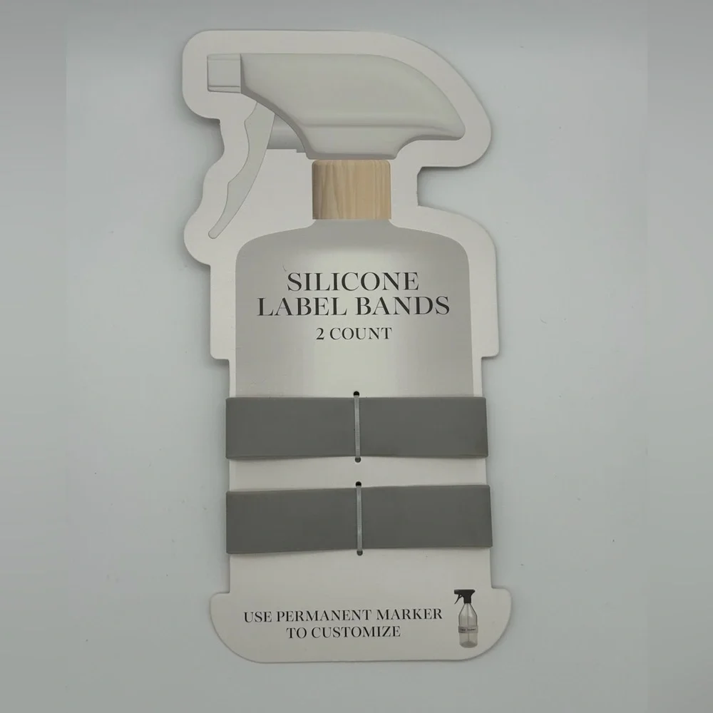 Silicone Label Bands 2 Count